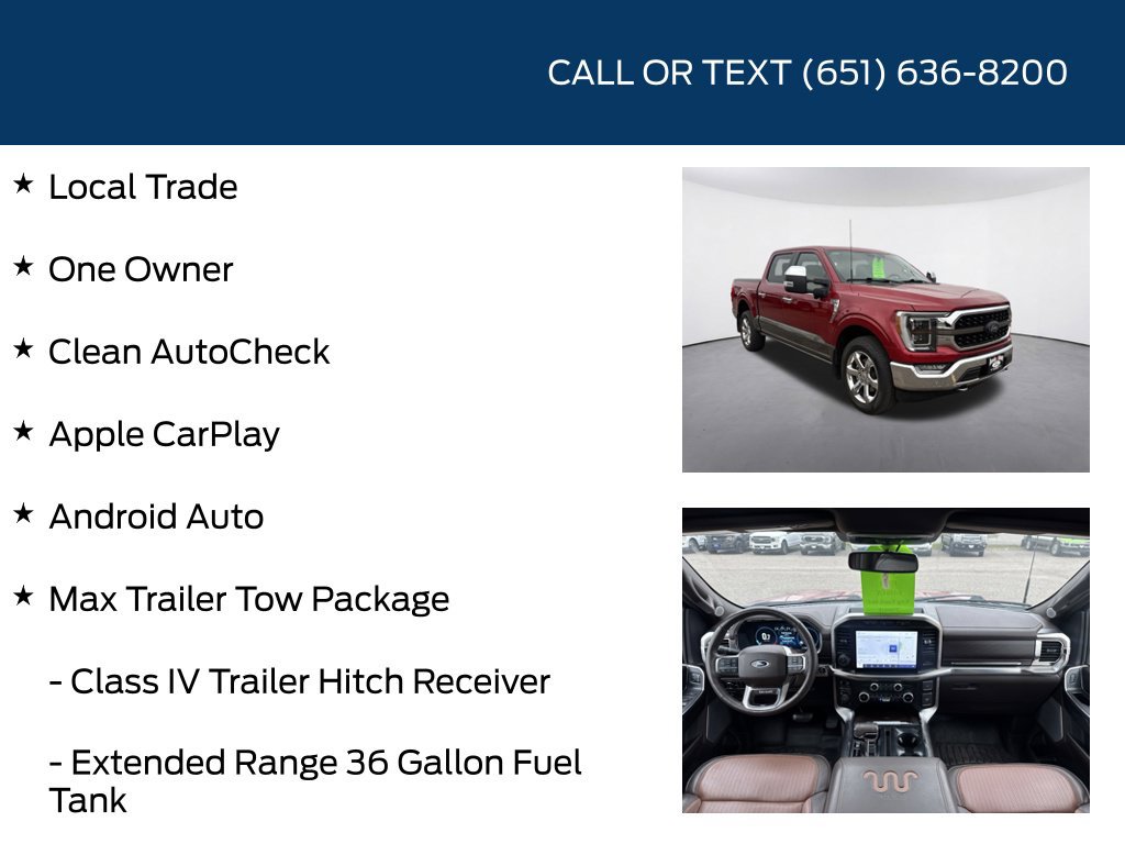 Certified 2023 Ford F150 King Ranch w/ Equipment Group 601A High AWD/4WD image 5