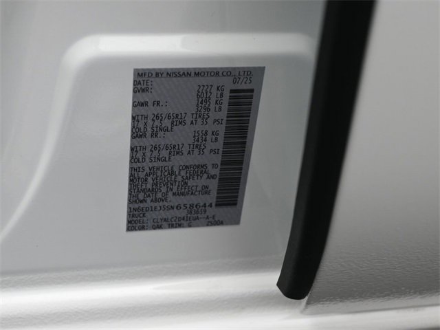 New 2025 Nissan Frontier SV w/ SV Convenience Package image 18