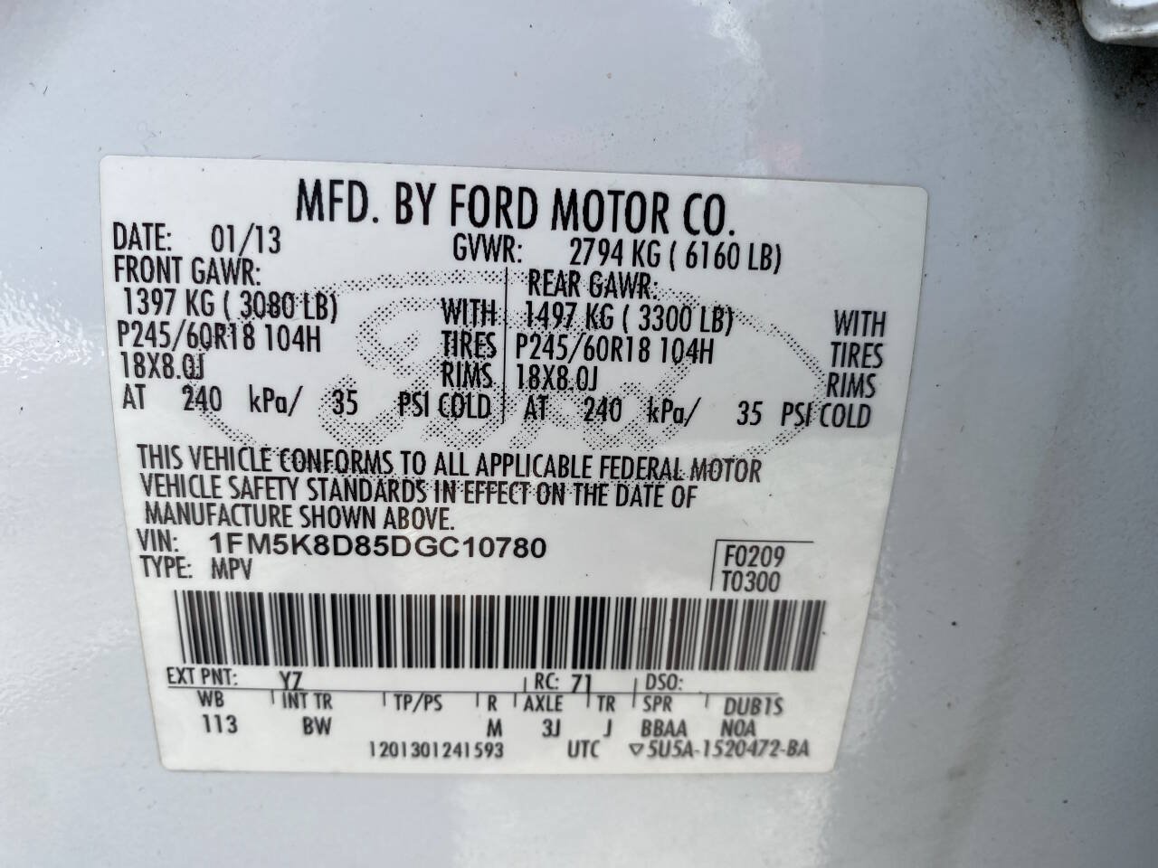 Used 2013 Ford Explorer XLT AWD/4WD image 36