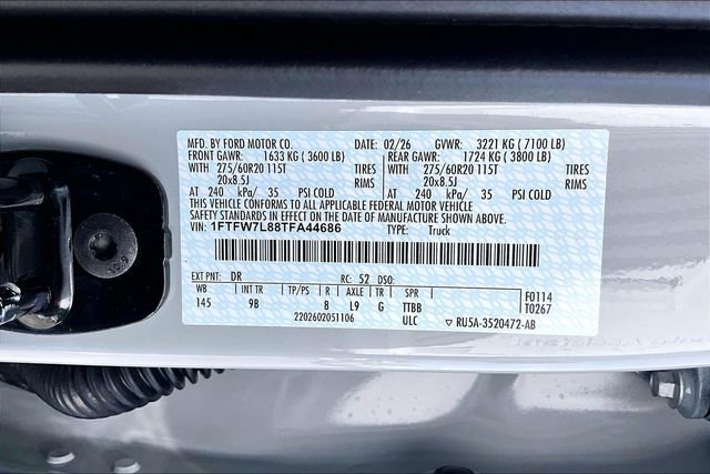 New 2026 Ford F150 Platinum w/ Equipment Group 702A High image 12