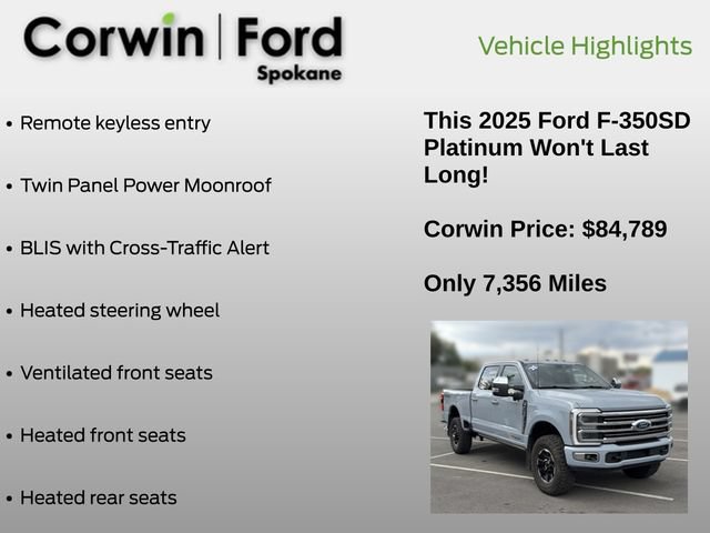 Used 2025 Ford F350 Platinum w/ Platinum Plus Package AWD/4WD image 19