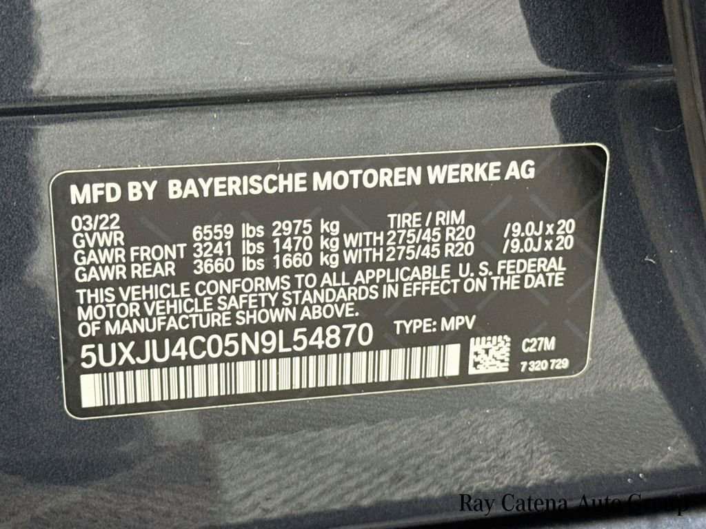 Certified 2022 BMW X5 M50i w/ Dynamic Handling Package AWD/4WD image 33