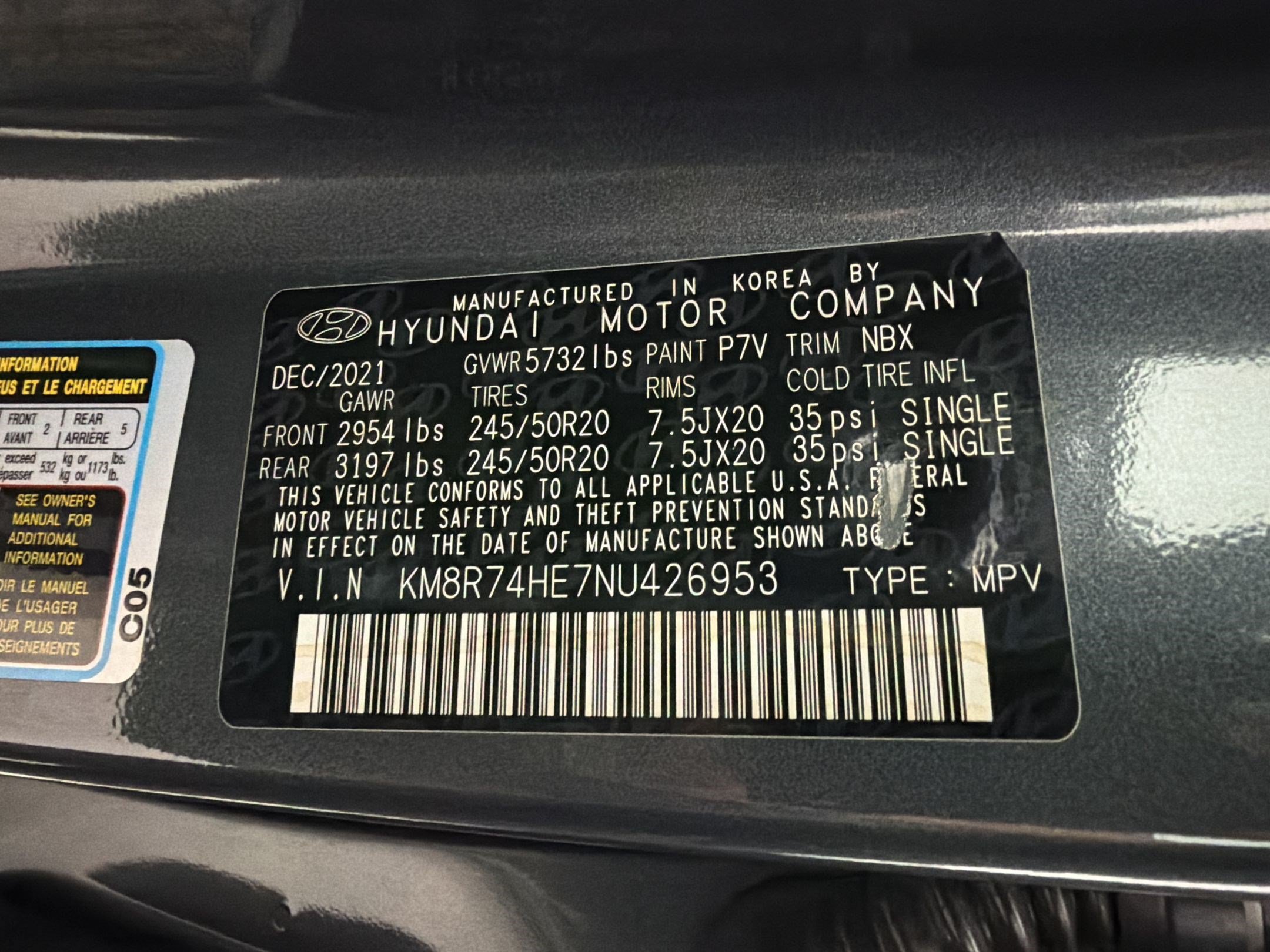 Used 2022 Hyundai Palisade Calligraphy w/ Cargo Package FWD image 21