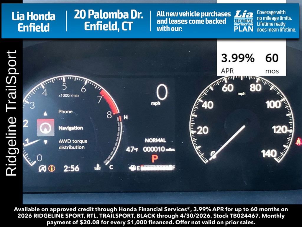 New 2026 Honda Ridgeline TrailSport image 16