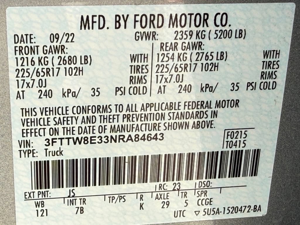 Used 2022 Ford Maverick XLT FWD image 46