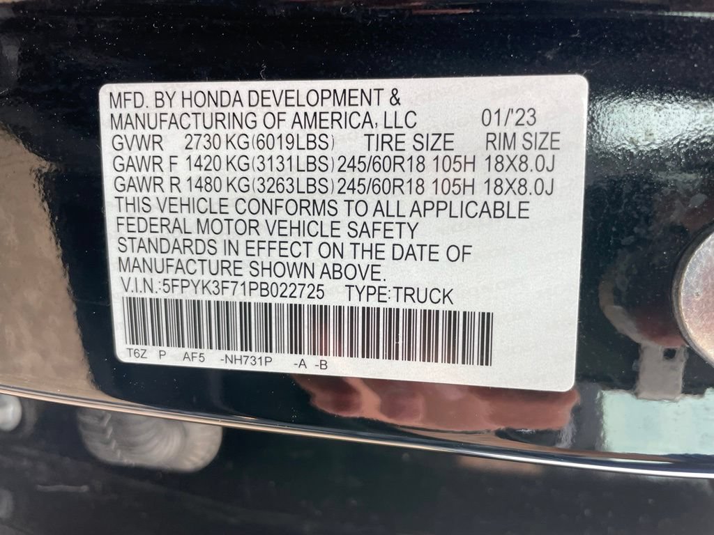 Used 2023 Honda Ridgeline RTL-E image 36