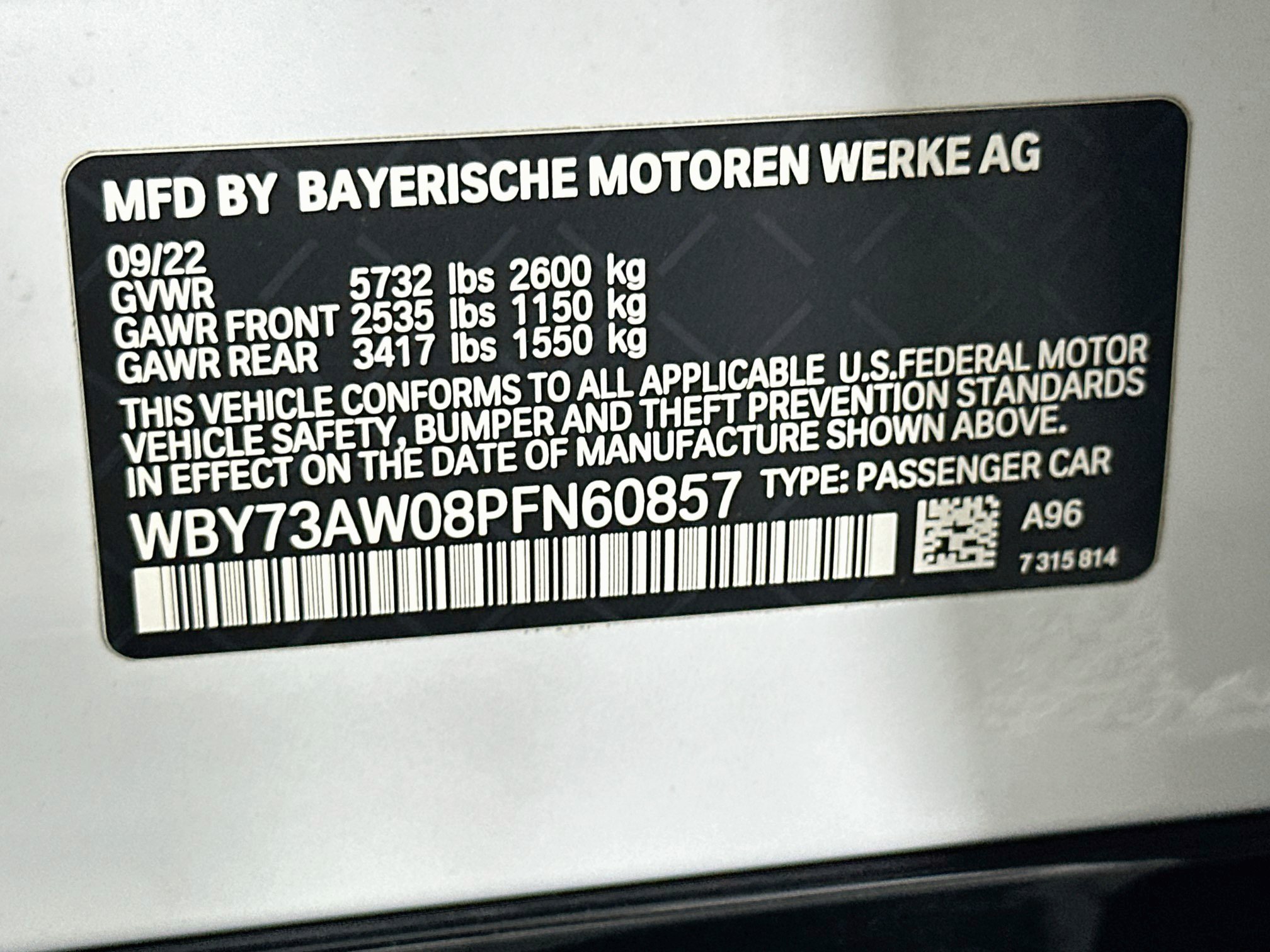 Used 2023 BMW i4 eDrive40 w/ M Sport Package RWD image 12