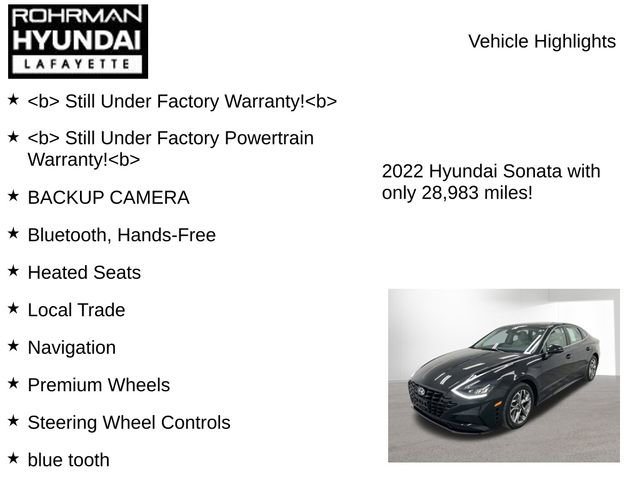 Used 2022 Hyundai Sonata SEL image 7