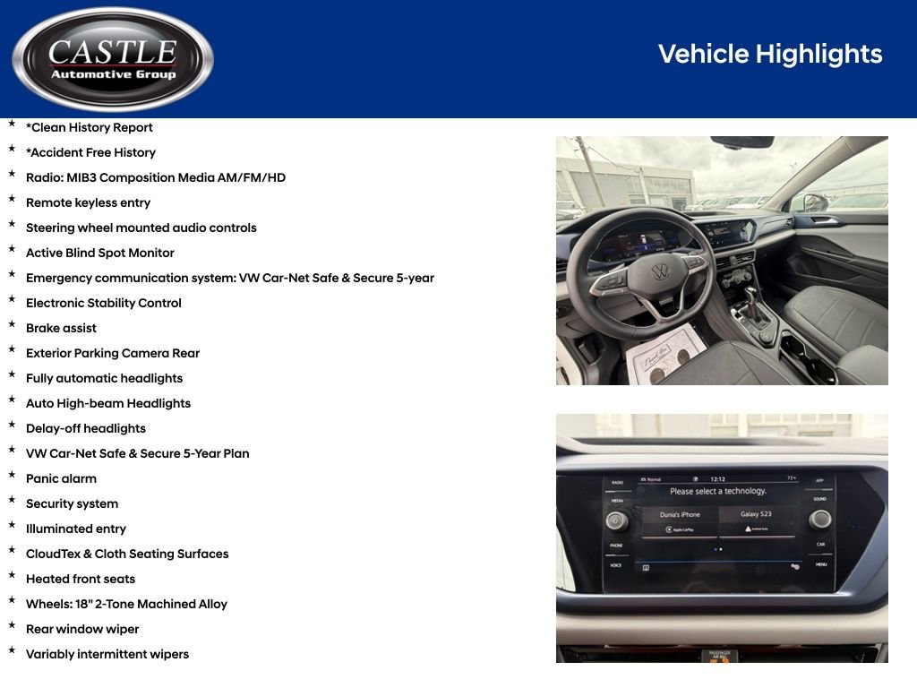 Certified 2023 Volkswagen Taos SE image 4