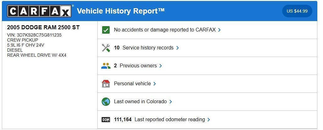 Used 2005 Dodge Ram 2500 Truck SLT w/ Quad Cab Big Horn Value Group image 3