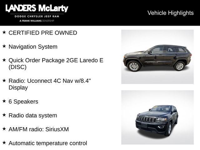 Used 2022 Jeep Grand Cherokee Laredo E AWD/4WD image 5