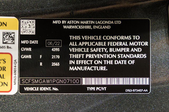 Used 2023 Aston Martin V8 Vantage Coupe image 53