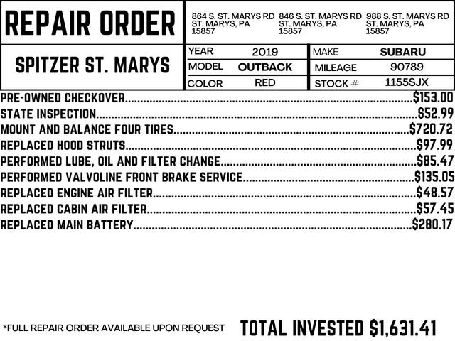 Used 2019 Subaru Outback 2.5i Limited w/ Popular Package #2 image 2