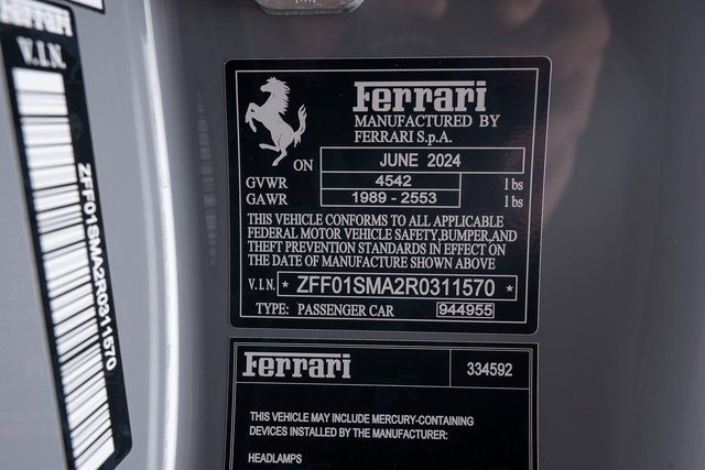 Used 2024 Ferrari 296 GTS image 57