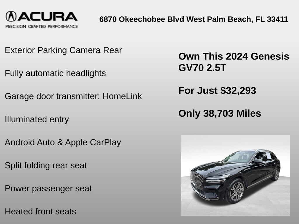Used 2024 Genesis GV70 2.5T AWD/4WD image 18