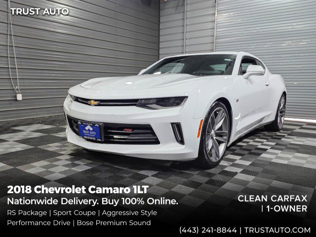 Used 2018 Chevrolet Camaro LT w/ RS Package RWD image 1