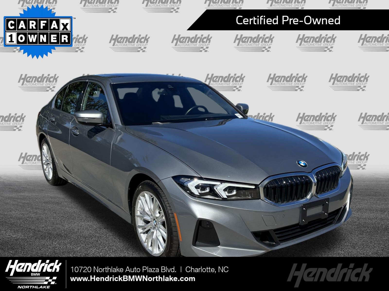 Certified 2024 BMW 330i xDrive Sedan w/ Premium Package AWD/4WD image 1