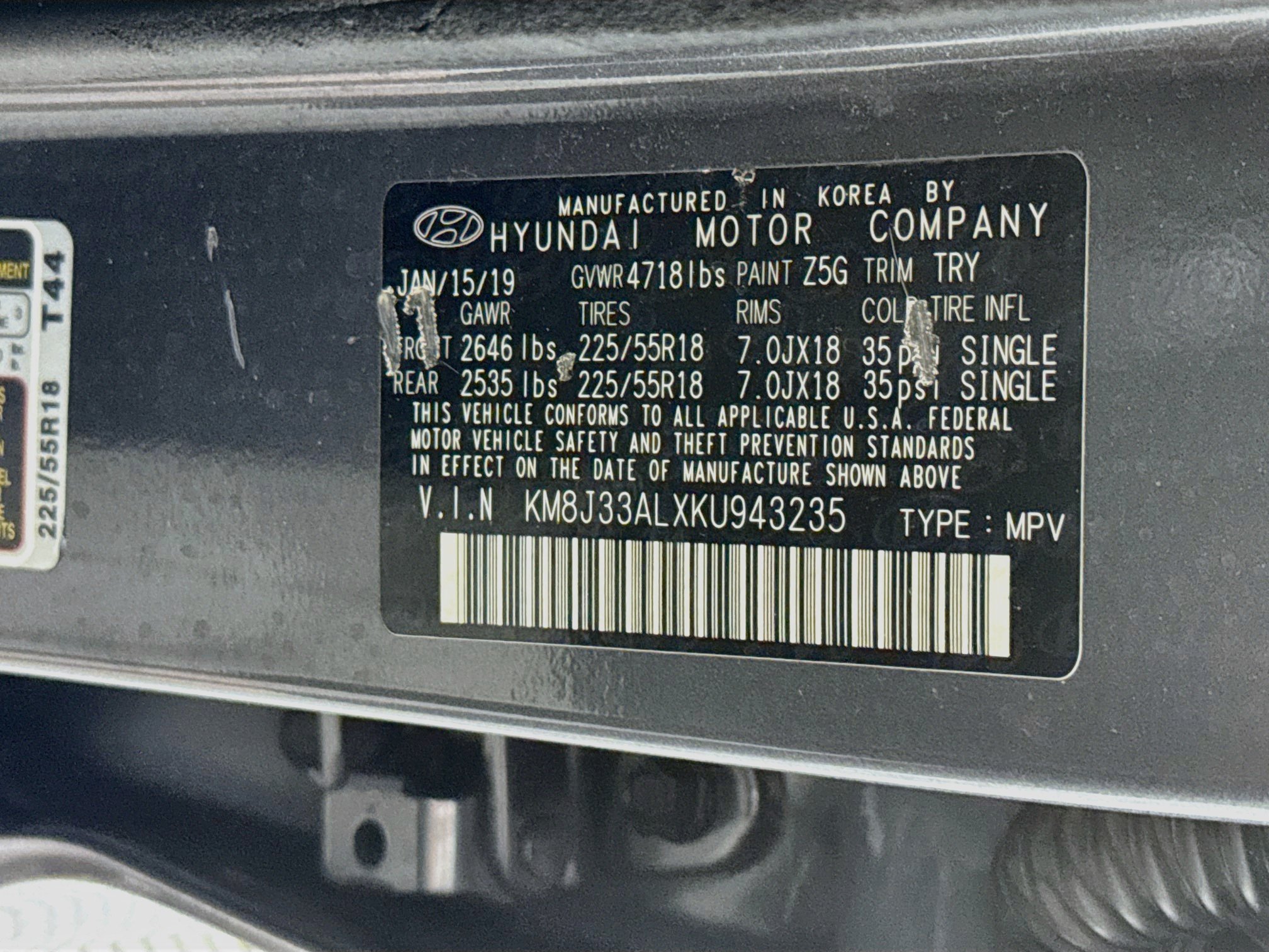 Used 2019 Hyundai Tucson SEL FWD image 38
