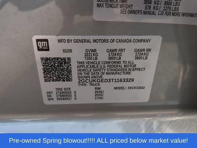 Used 2026 Chevrolet Silverado 1500 LTZ AWD/4WD image 53