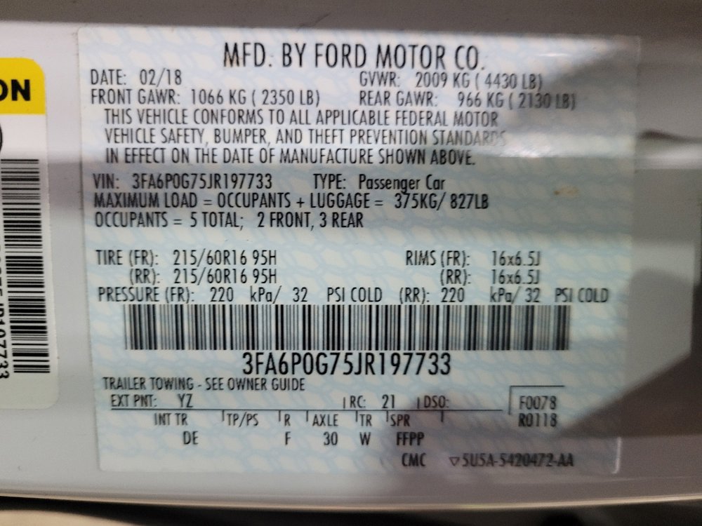 Used 2018 Ford Fusion S image 33