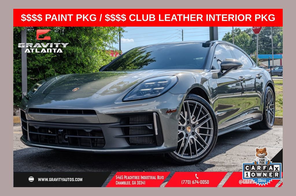 Used 2025 Porsche Panamera 4 AWD/4WD image 1