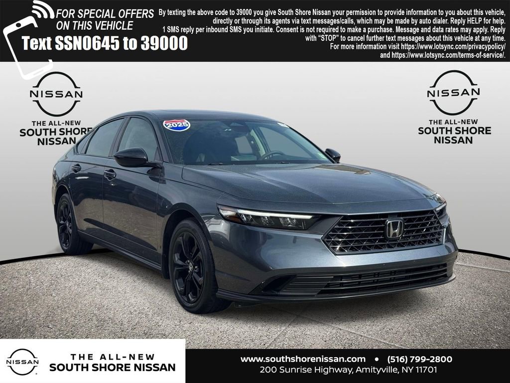 Used 2025 Honda Accord SE