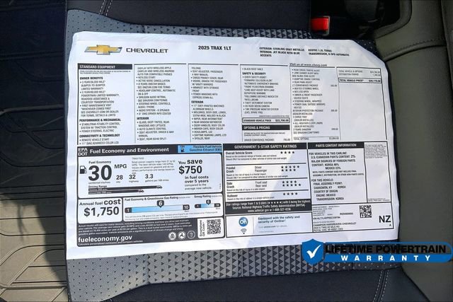 New 2025 Chevrolet Trax LT w/ Driver Confidence Package FWD image 15