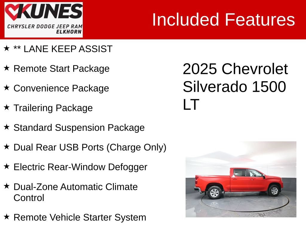 Used 2025 Chevrolet Silverado 1500 LT w/ Work Truck Package AWD/4WD image 3