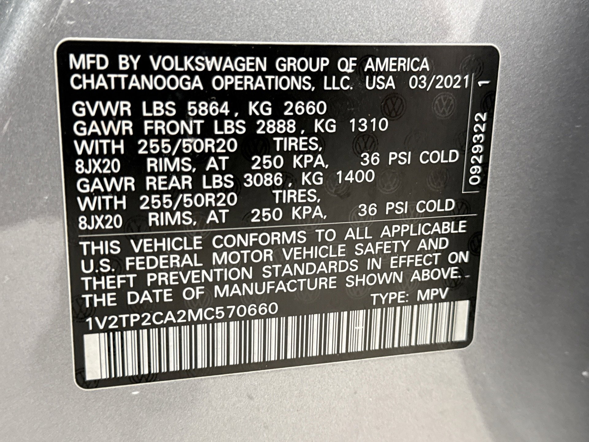 Used 2021 Volkswagen Atlas SEL Premium image 28