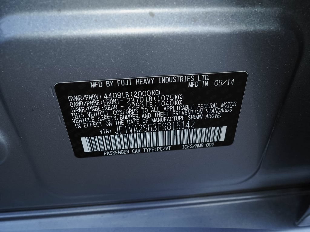 Used 2015 Subaru WRX STI Limited AWD/4WD image 34