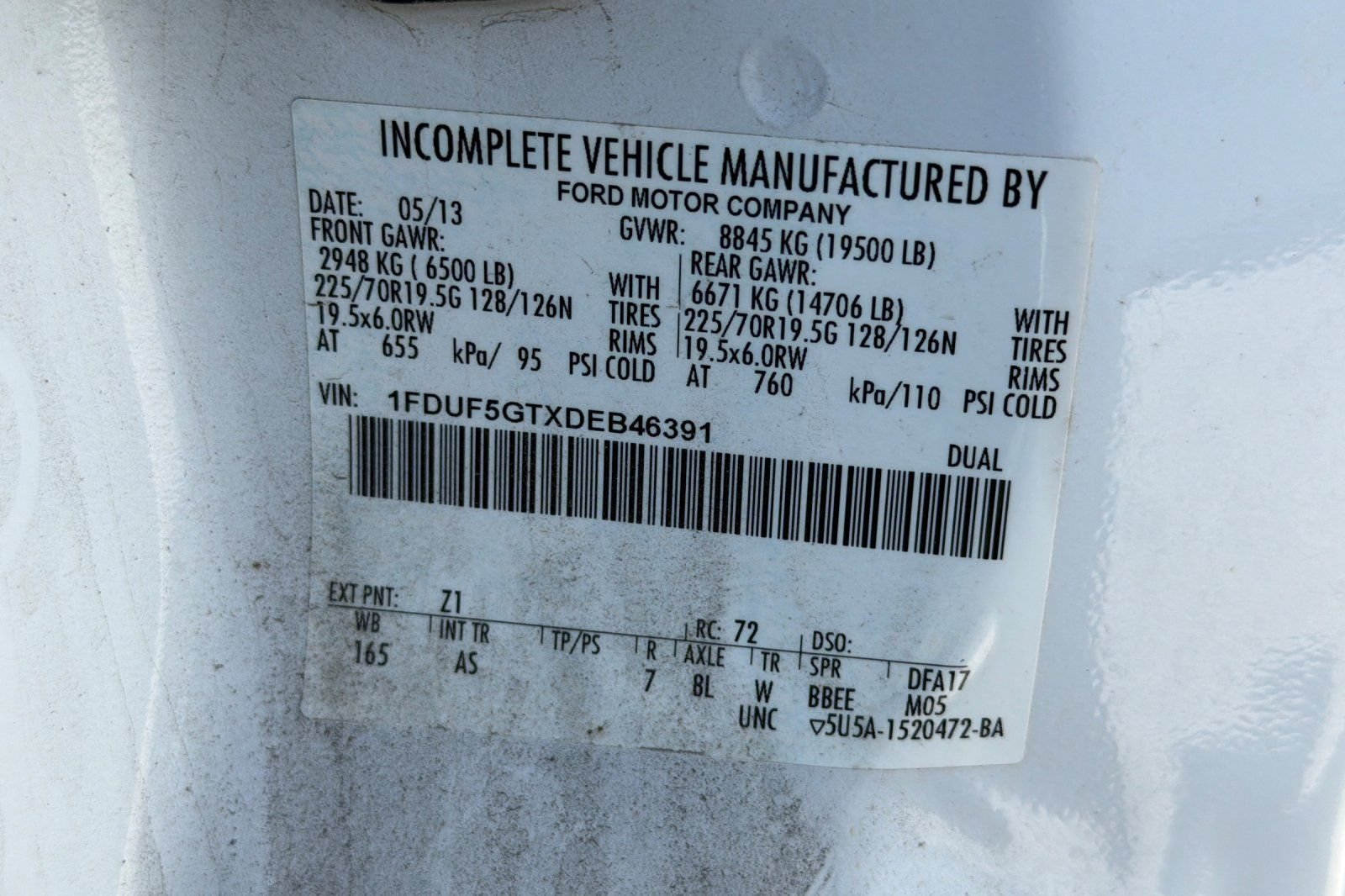 Used 2013 Ford F550 2WD Regular Cab Super Duty w/ Payload Upgrade Pkg image 12