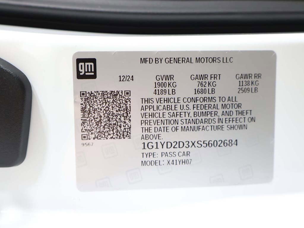 Used 2025 Chevrolet Corvette Z06 w/ Battery Protection Package image 60