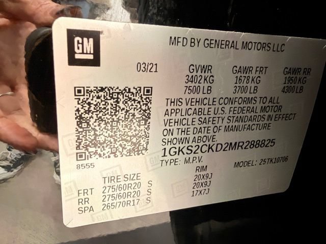 Used 2021 GMC Yukon AT4 w/ Rear Media and Nav Package AWD/4WD image 57