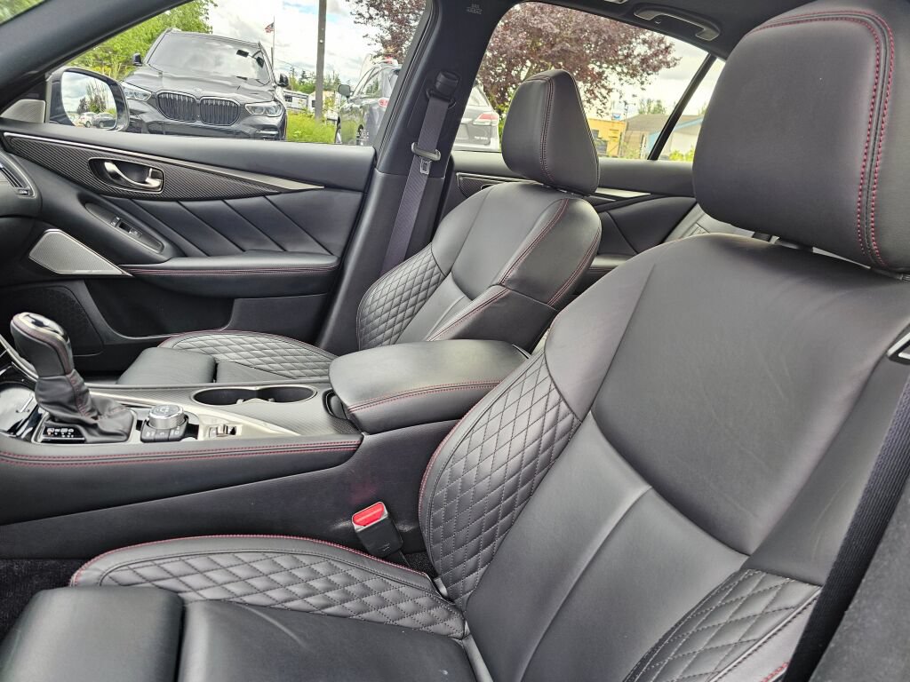 Used 2023 INFINITI Q50 Red Sport 400 w/ Black Opal Edition AWD/4WD image 25