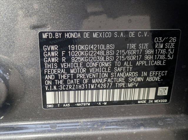 New 2026 Honda HR-V LX image 17