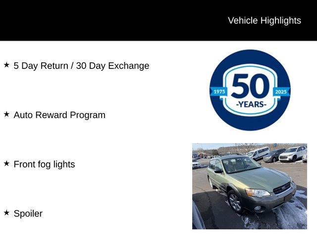 Used 2007 Subaru Outback 2.5i w/ Popular Equipment Group 1B image 5