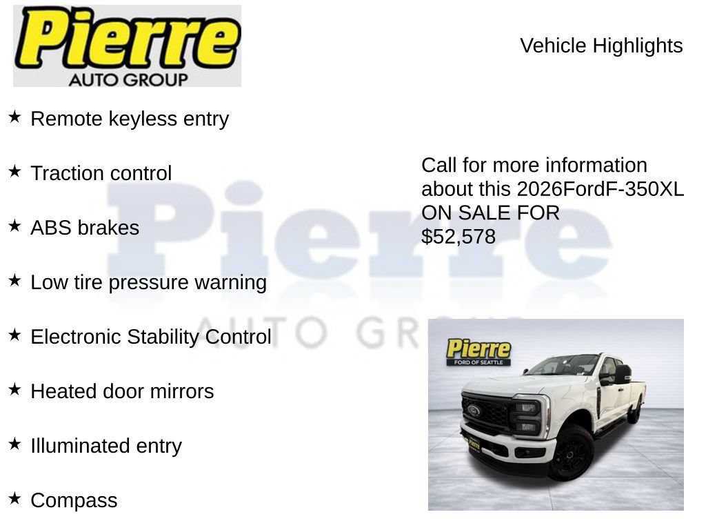 New 2026 Ford F350 XL w/ STX Appearance Package AWD/4WD image 7