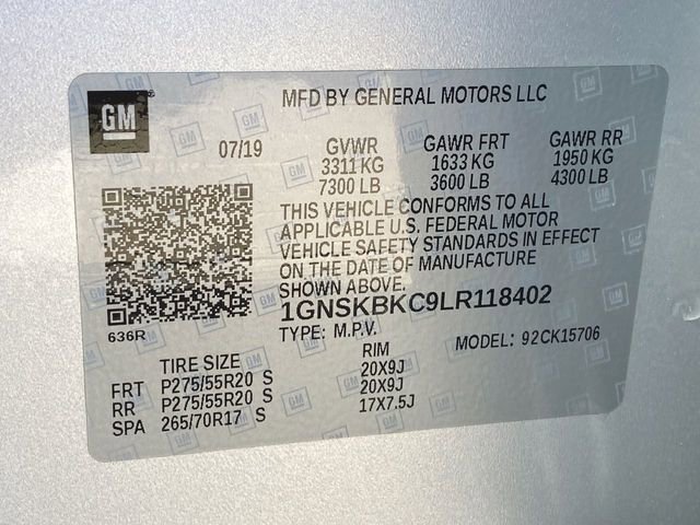 Used 2020 Chevrolet Tahoe LT w/ Max Trailering Package AWD/4WD image 32