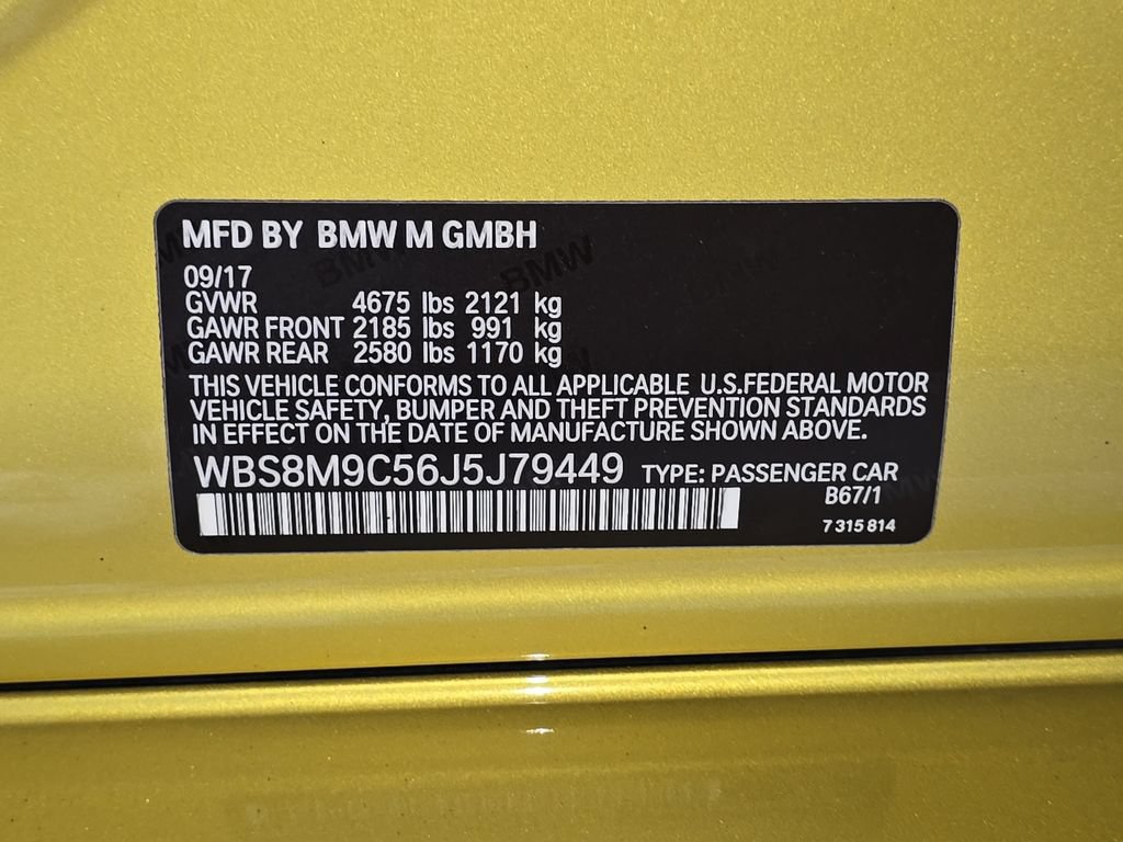 Used 2018 BMW M3 RWD image 37