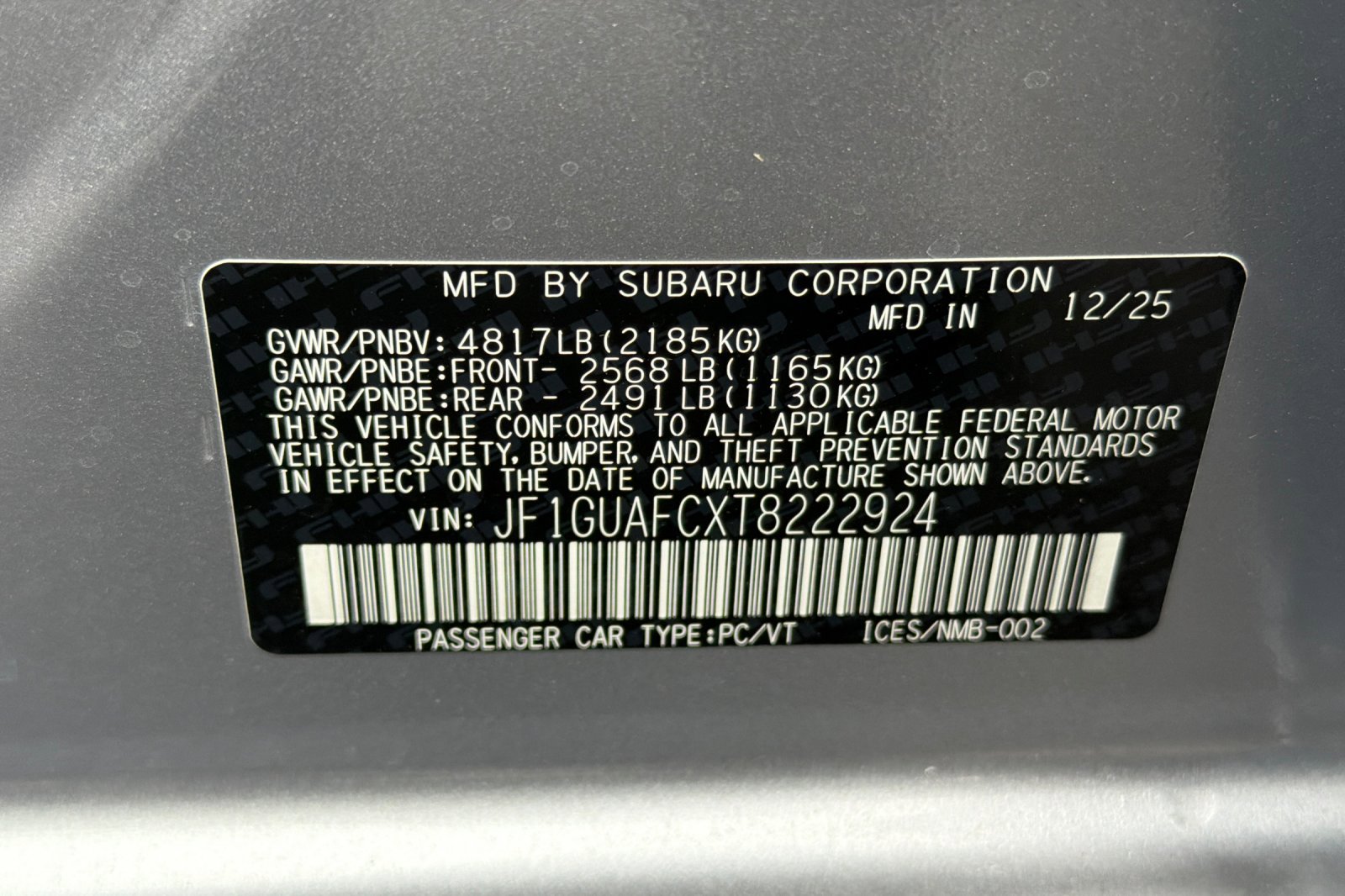 New 2026 Subaru Impreza 2.0i Sport image 26