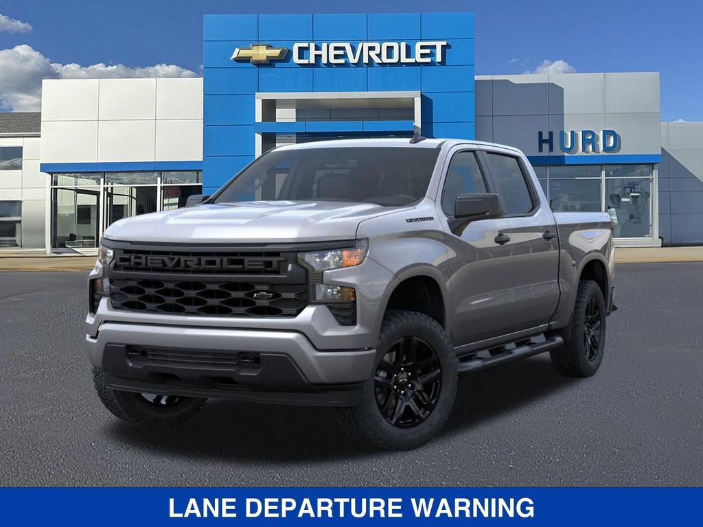 New 2026 Chevrolet Silverado 1500 Custom w/ Turbomax Blackout Package AWD/4WD image 7