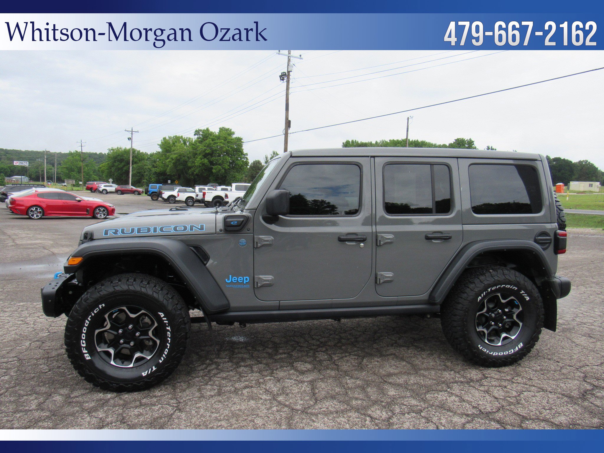 Used 2021 Jeep Wrangler Unlimited Rubicon 4xe w/ Steel Bumper Group AWD/4WD image 6