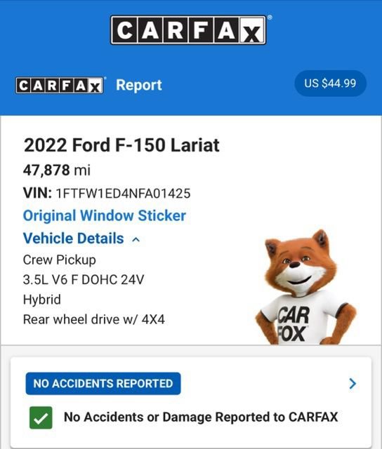 Used 2022 Ford F150 Lariat w/ Equipment Group 502A High AWD/4WD image 5