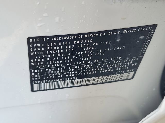 Certified 2021 Volkswagen Tiguan SEL image 32