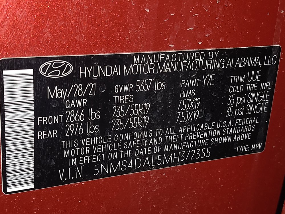 Used 2021 Hyundai Santa Fe Limited w/ Cargo Package AWD/4WD image 33