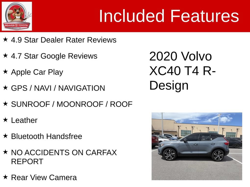 Used 2020 Volvo XC40 T4 R-Design w/ Protection Package Premier FWD image 5