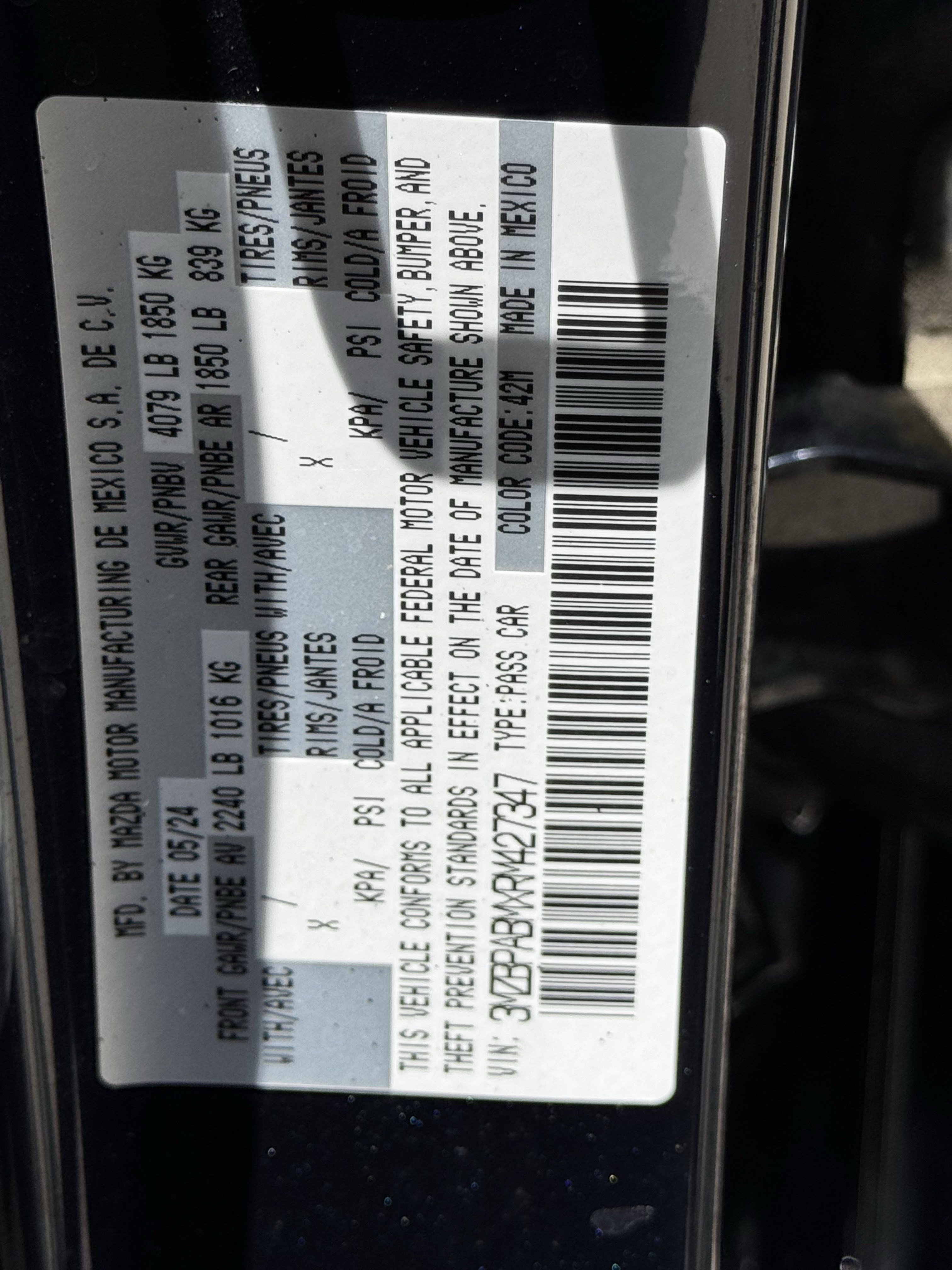 Used 2024 MAZDA MAZDA3 s FWD image 31
