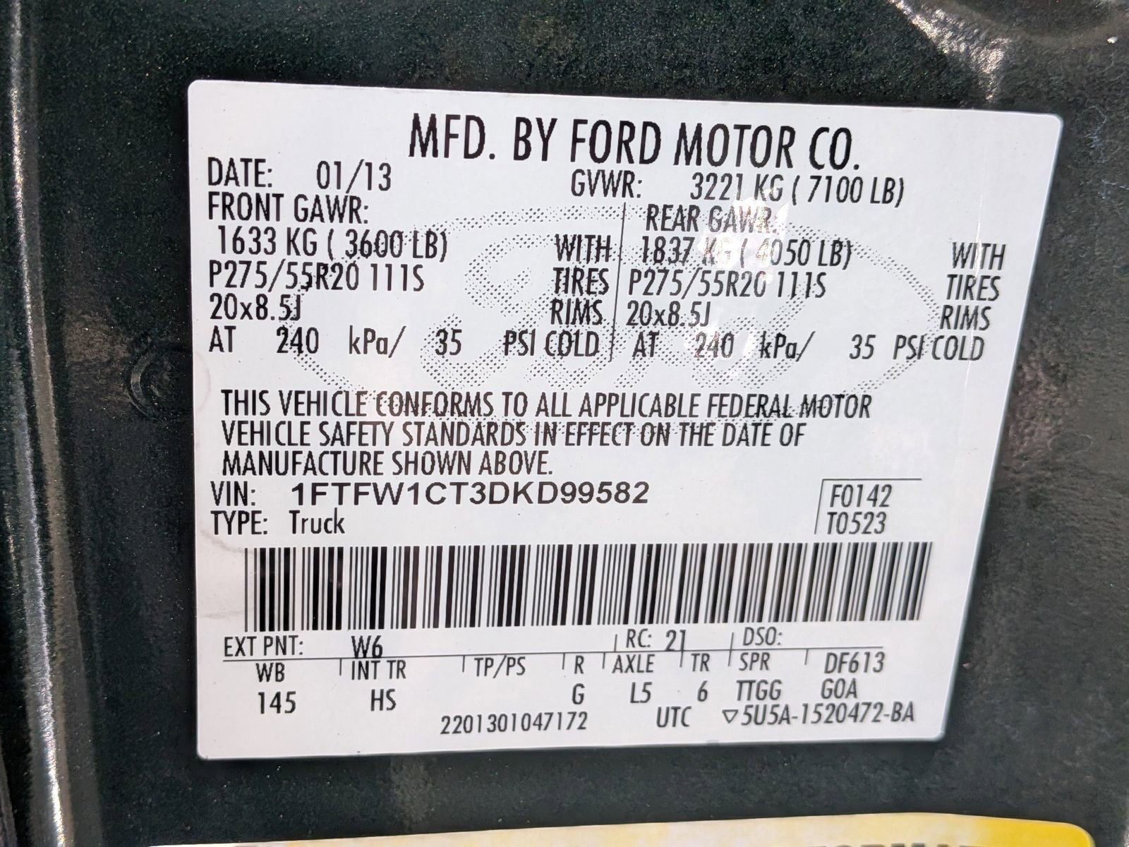 Used 2013 Ford F150 Lariat w/ Luxury Equipment Group RWD image 15