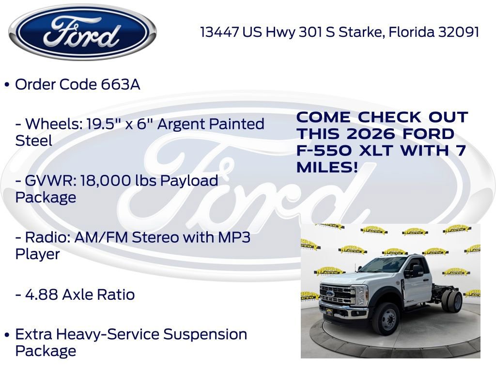 New 2026 Ford F550 4x4 Regular Cab Super Duty image 15