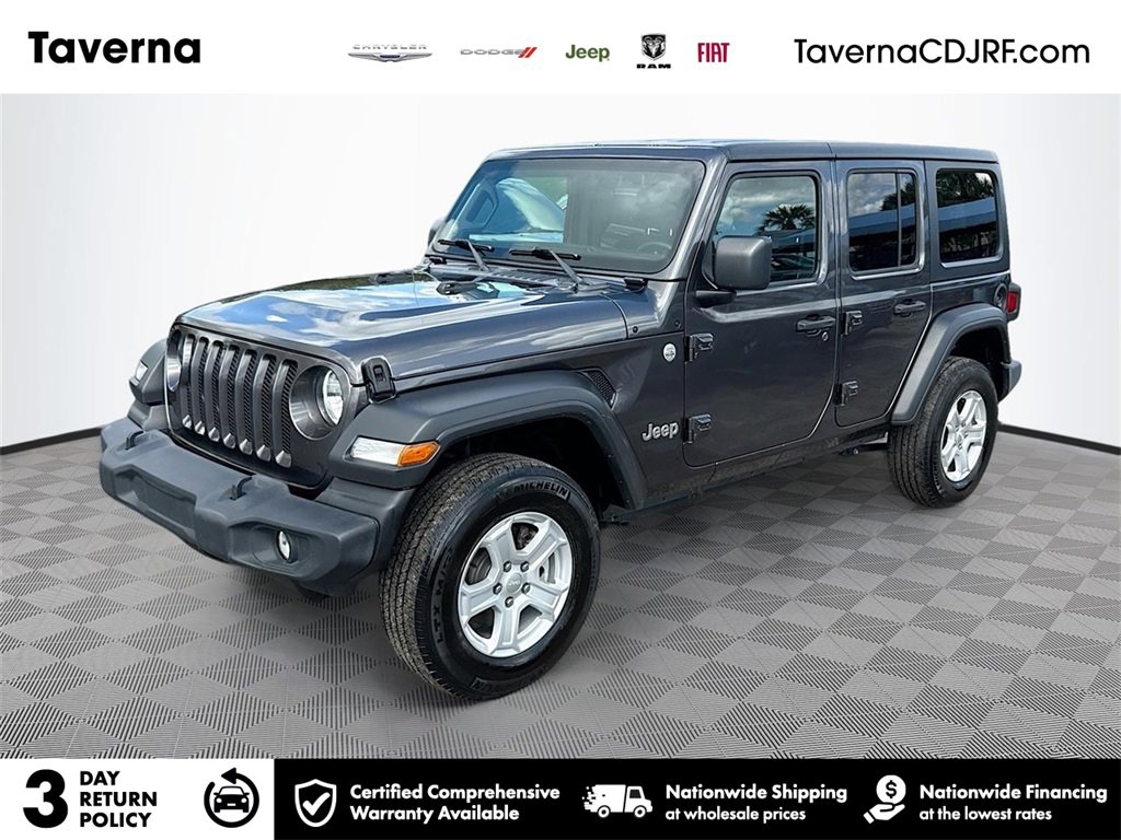 Used 2021 Jeep Wrangler Unlimited Sport image 1